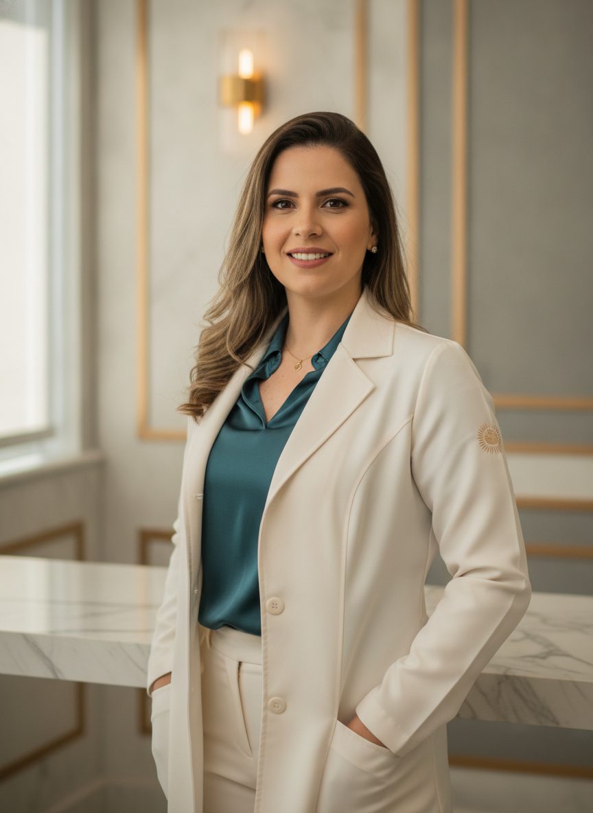 Dra. Ana Paula Rocha, responsável técnica da Sorriso & Arte Odontologia